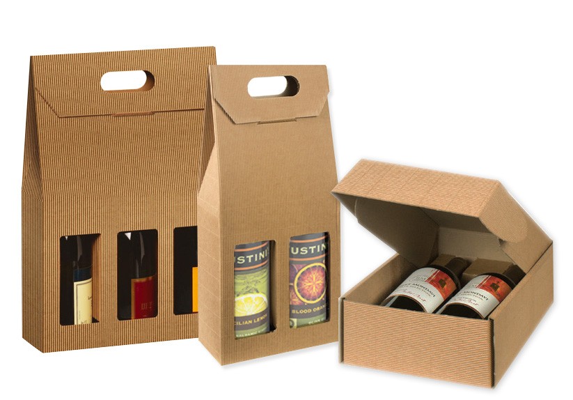 What are the different types of wine boxes you pick between?