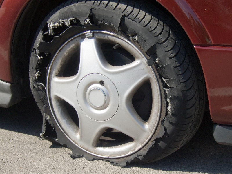 Prominent Causes and Types of Tyre Damage