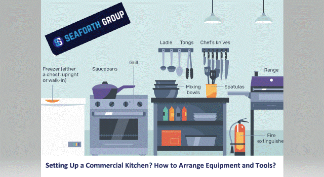 Setting Up a Commercial Kitchen? How to Arrange Equipment and Tools?