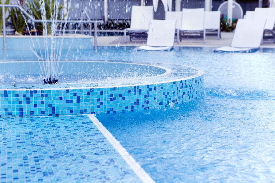 Blue Pool Tile